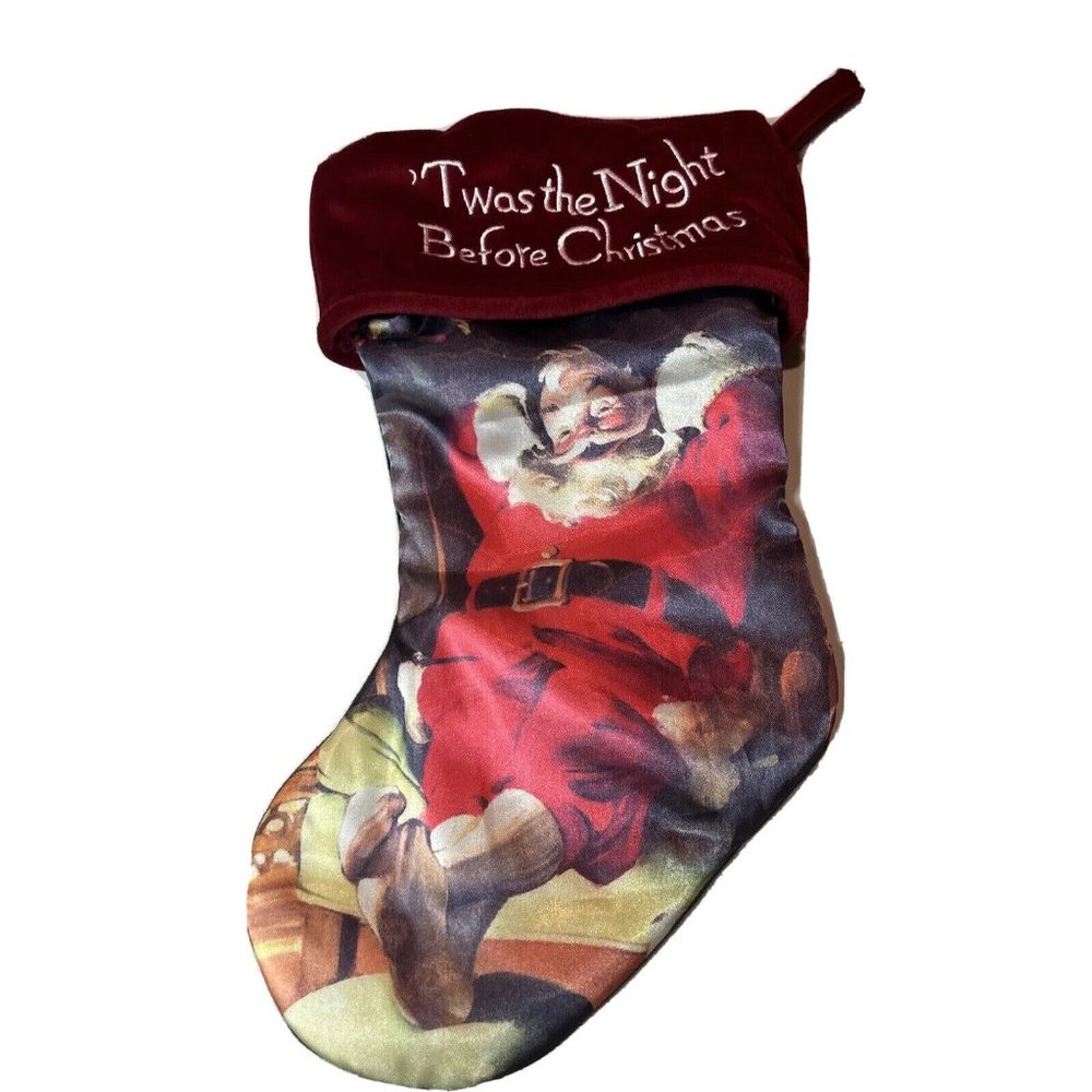 Hallmark Christmas Stocking Twas The Night Before Christmas